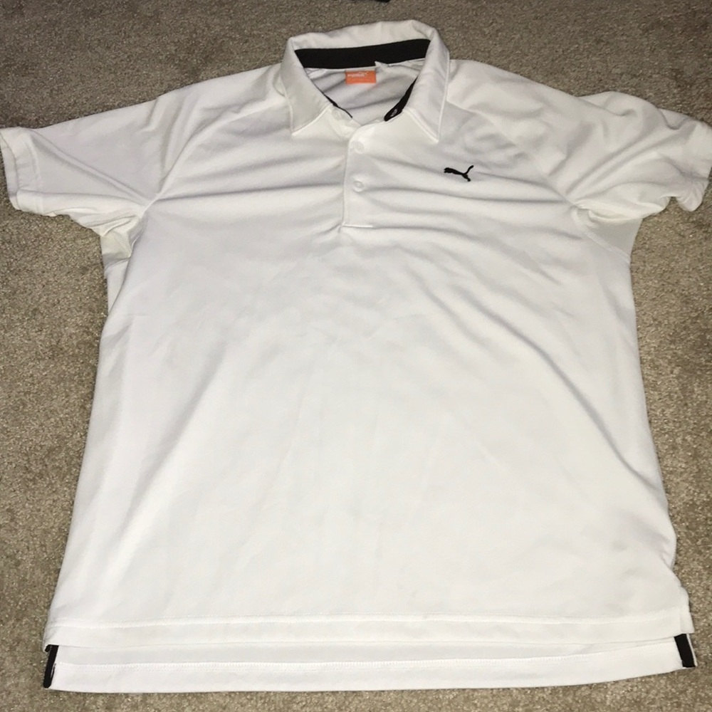 White Puma Golf Polo Size M